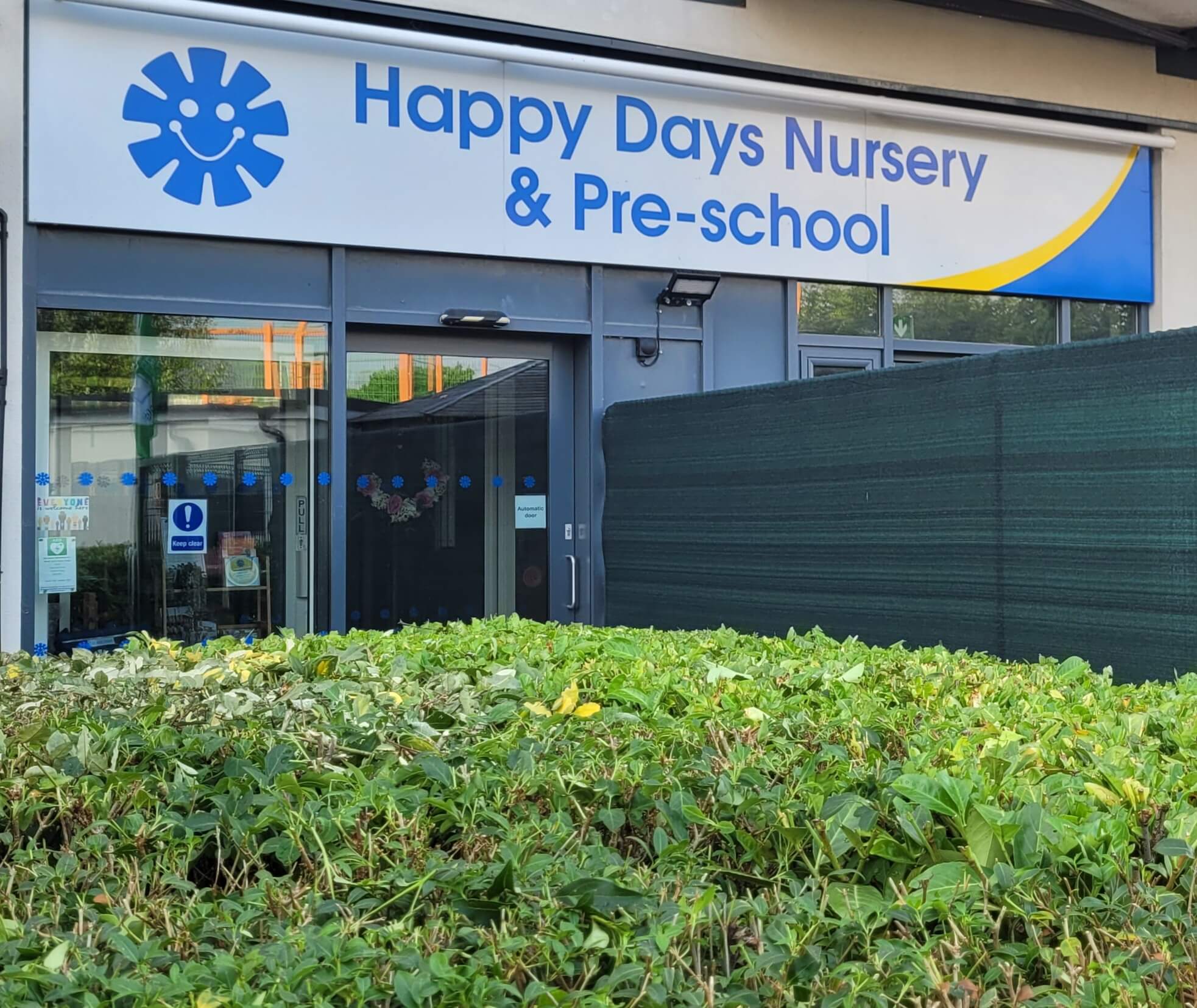 Cheswick Happy Days Nurseries entrance