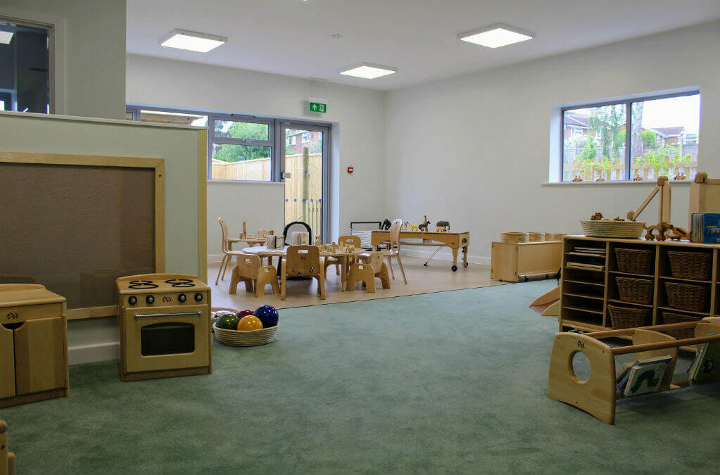 Nursery indoor learning space