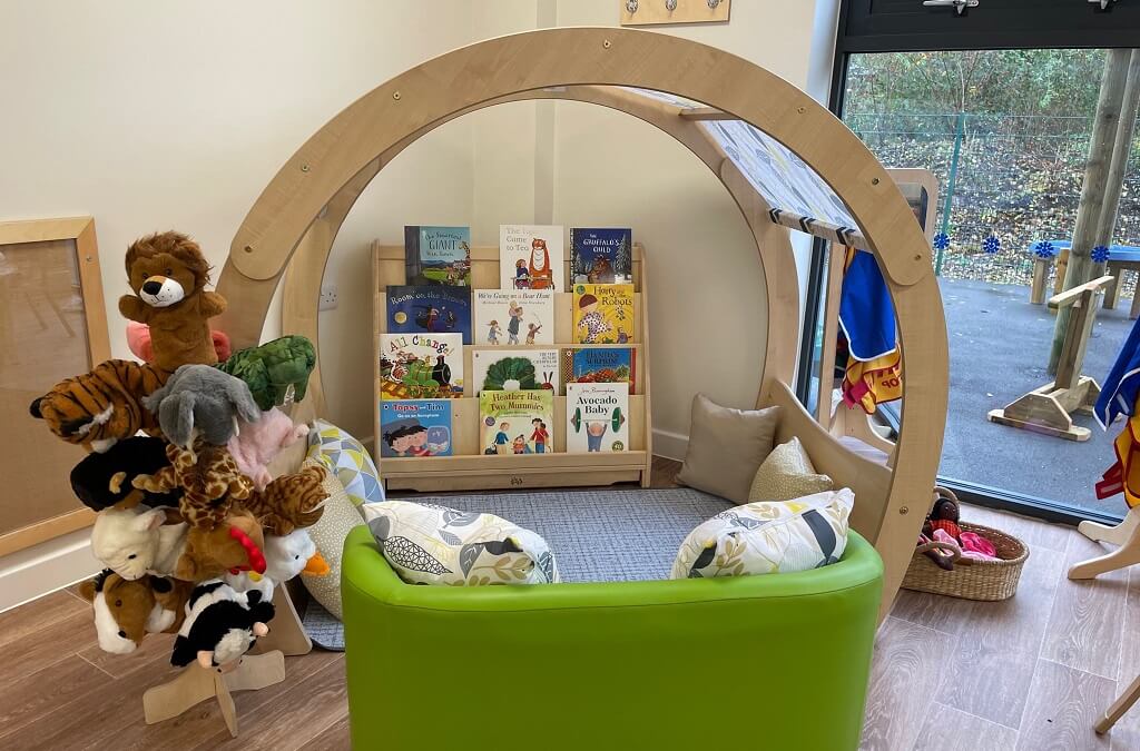 nursery reading area