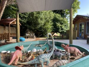 refurbished garden at Playbox