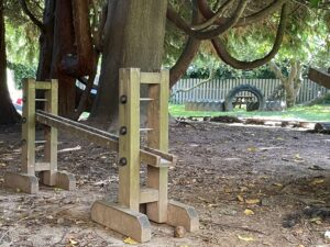 refurbished garden at Playbox