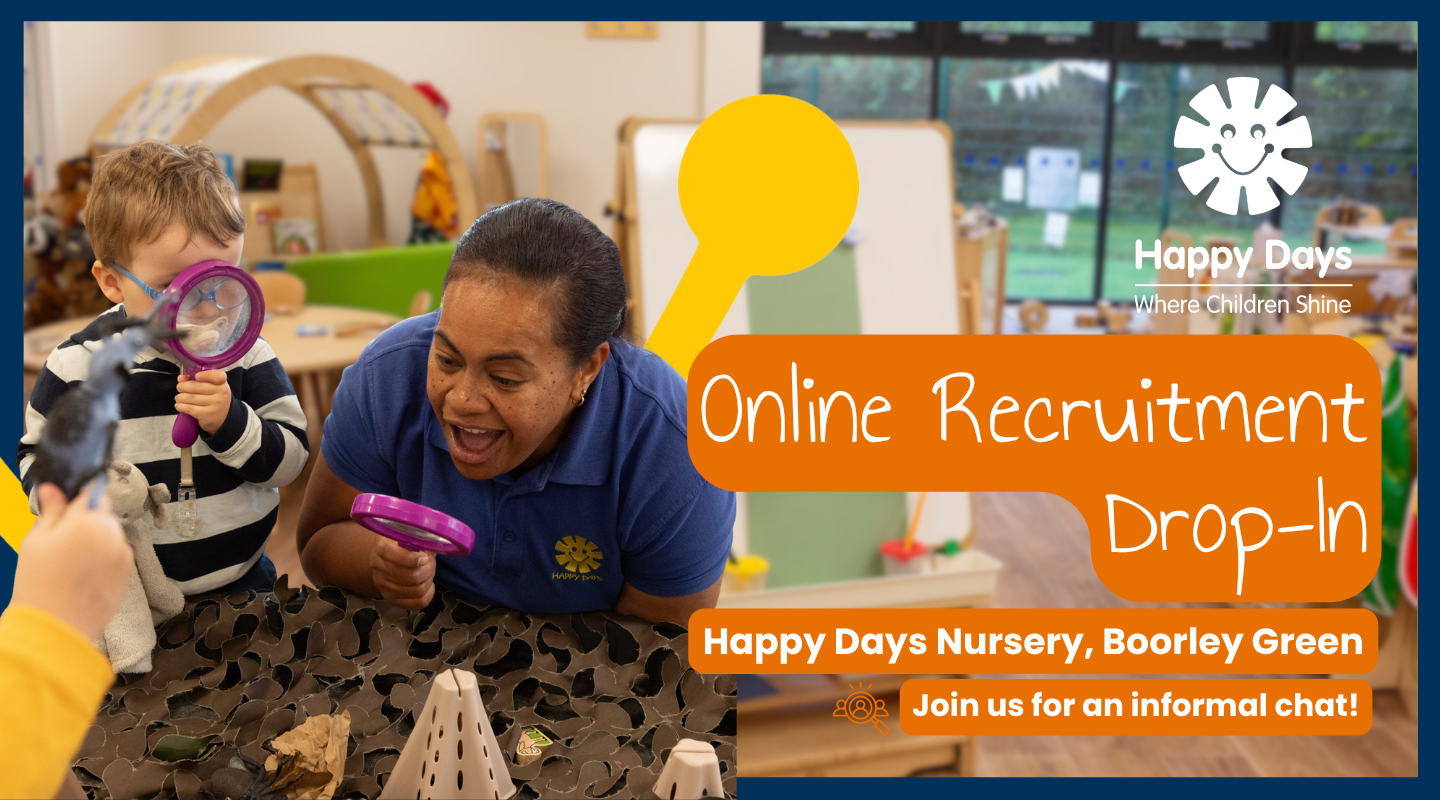 Online Recruitment Drop-In Happy Days Boorley Green