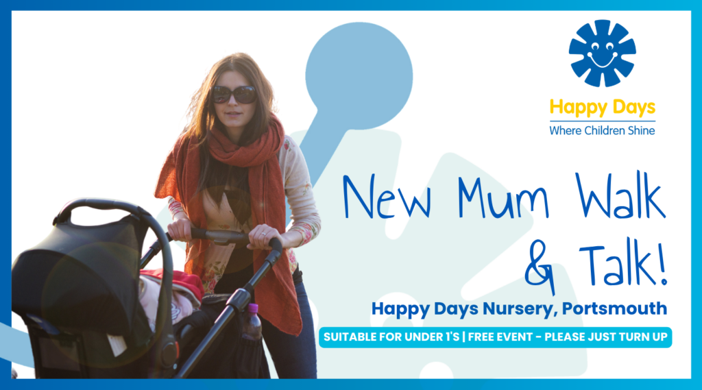 New mums walk & talk event at Happy Days Portsmouth