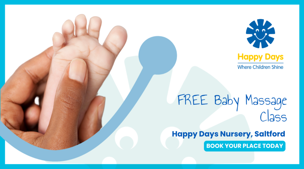 Free Baby Massage Classes at Happy Days Nursery Saltford